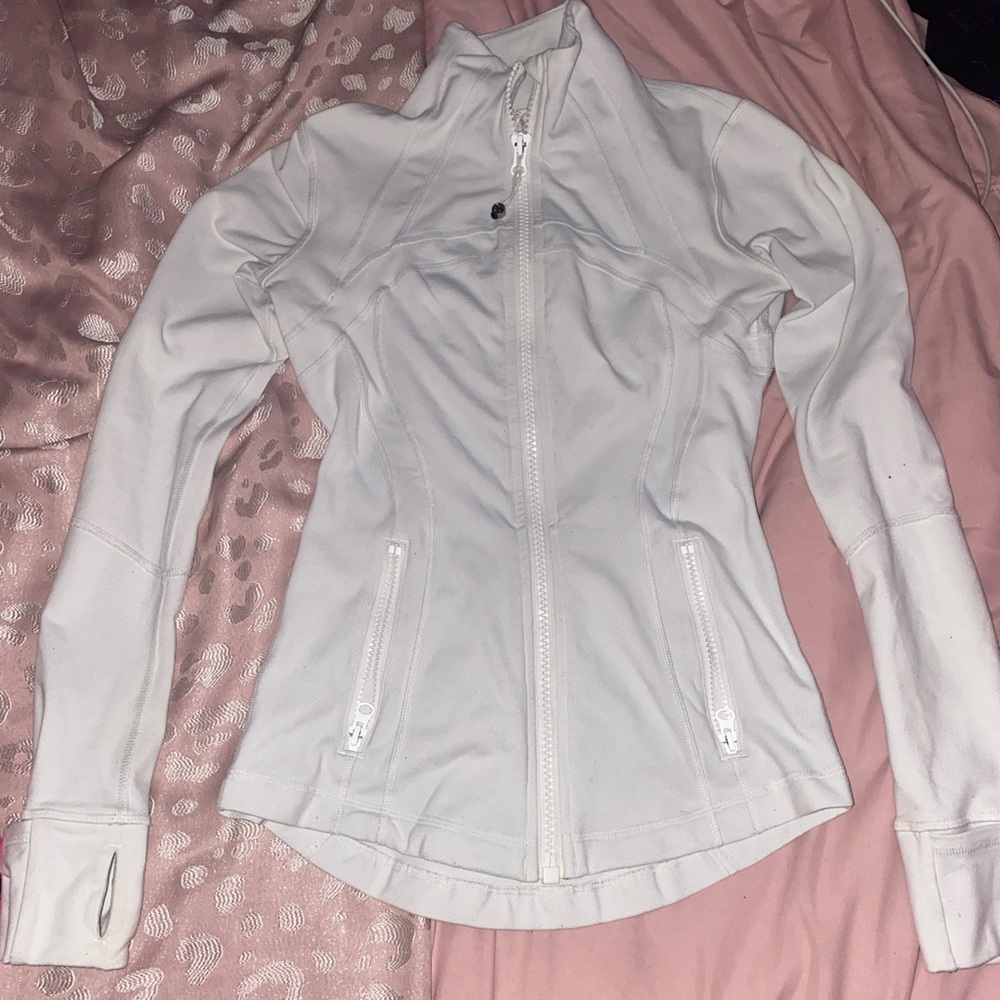 White define lululemon jacket